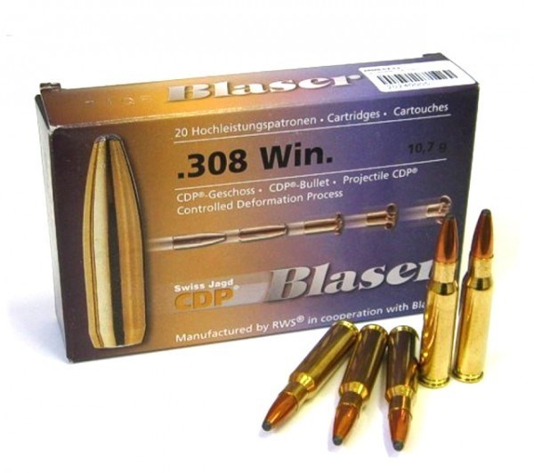 Blaser CDP .308 Win 10,7g/165gr 20stk