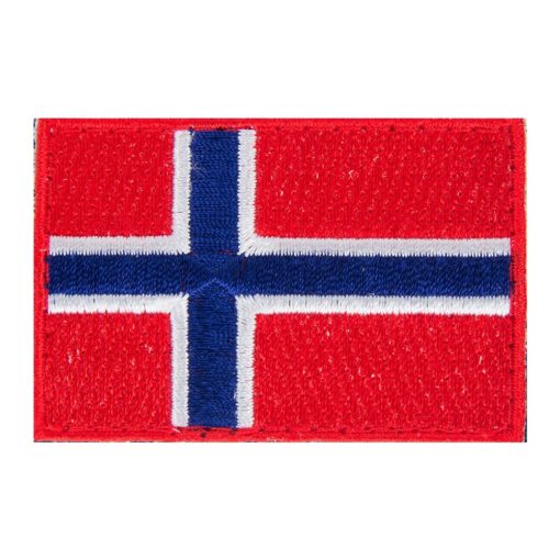 Ulfhednar Norsk Flagg tøymerke