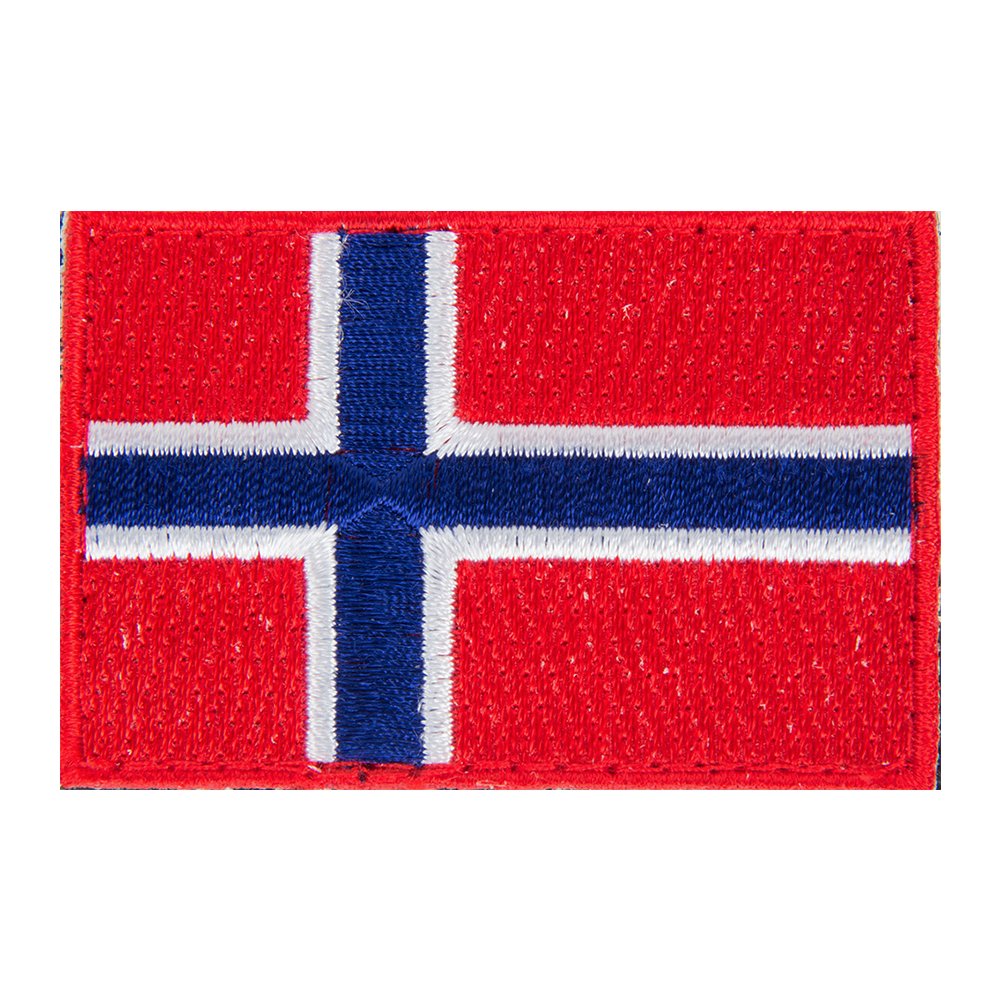 Ulfhednar Norsk Flagg tøymerke