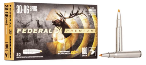 Federal Premium Vital Shok 30-06 180g Trophy Bonded Tip