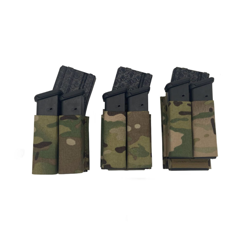 1+2 Stacked 5.56 KYWI Pouch Ranger Green, Mid