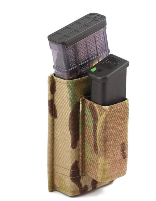 Stacked 1+1 5.56 KYWI Pouch Ranger Green, Mid