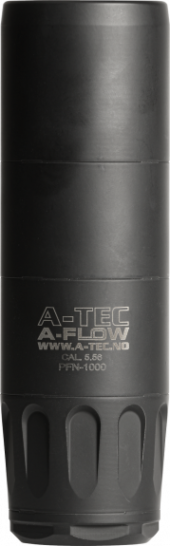 A-Tec A-Flow Silencer 1+2 ≤ 5.56 - QD-Lock BLK Inc Birdcage