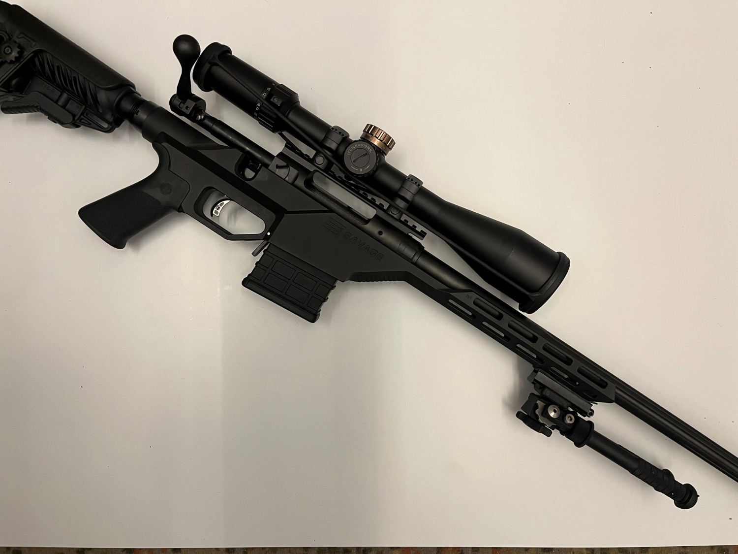 Brukt Savage Arms 6,5 Creedmoor m/ Tac Vector 5-30 m/ tofot