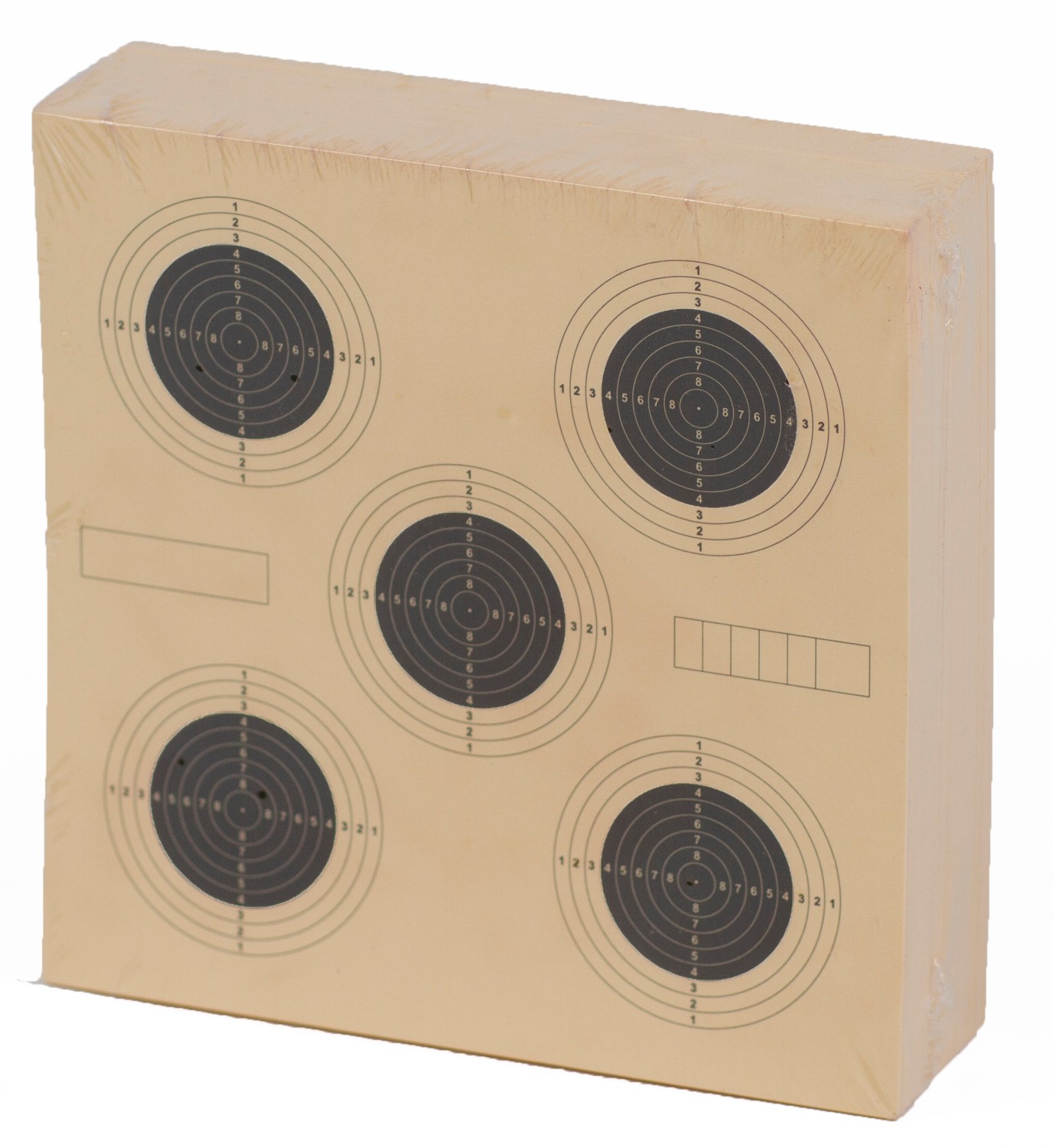 paper target for pellet trap, 5 spot, 100stk