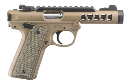 Ruger MK IV 22/45 Lite FDE cal. 22LR 4,4"/11cm 1/2"-28