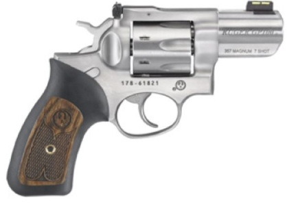 Ruger GP-100 rustfri 7-sk kal. 357 Mag 2,5"/6 cm