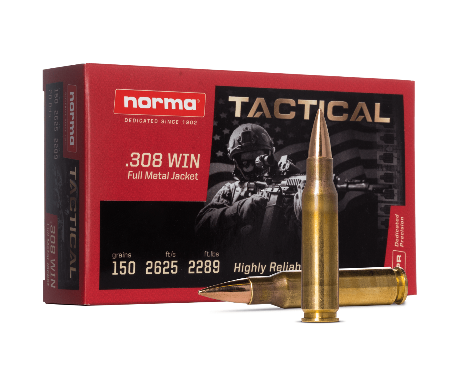 Norma Tactical 308 Win 9,5g / 147gr