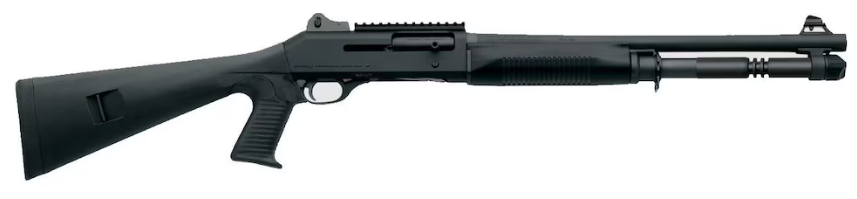 Benelli M4 12/76 18,5 INT CH. PG STOCK GH. SIGHT SHORT TUBE+FAKE EXT 5R