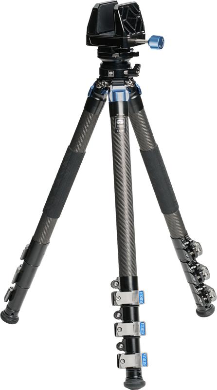 Sirui Tripod Kit Carbon W/ Gun Clamp & Leveling Base