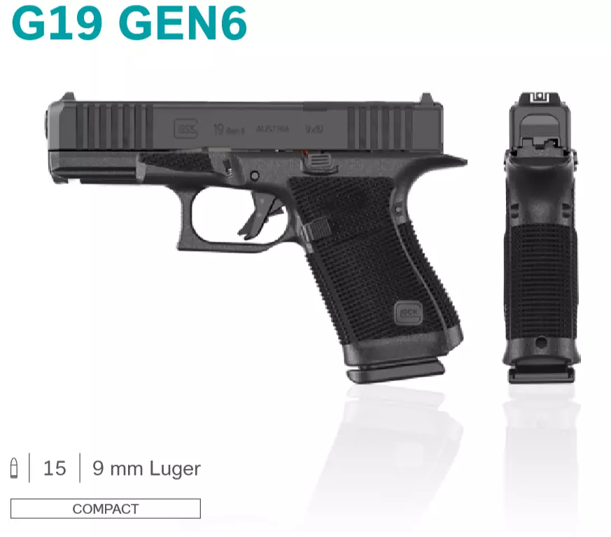 GLOCK 19 9x19 pistol set (Gen6/OR/FS)