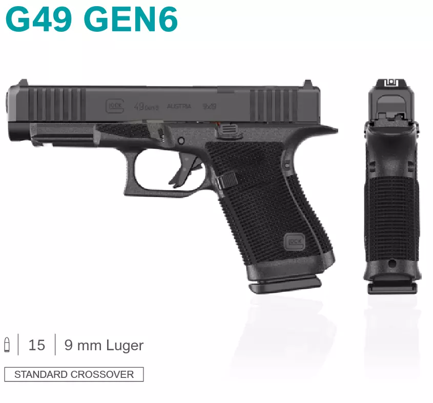 GLOCK 49 9x19 pistol set (Gen6/OR/FS)