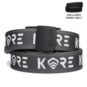 KORE C1 Competition Shooting Belt Gray w/Non-Padded Inner