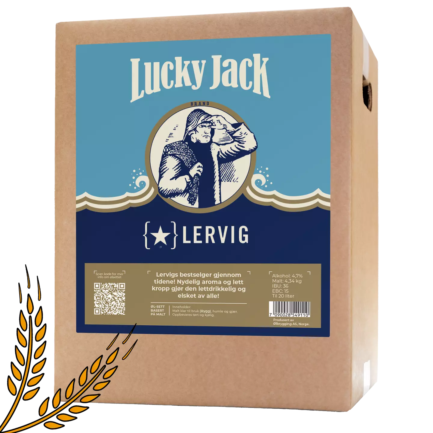 Lucky Jack APA 20L allgrain ølsett