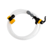 Tappeslange / Piknik-kran med ball lock og kran 2 meter slange (4 mm)
