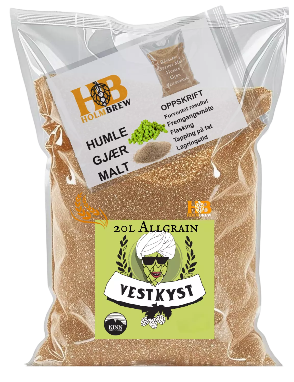 Vestkyst IPA sett 20L