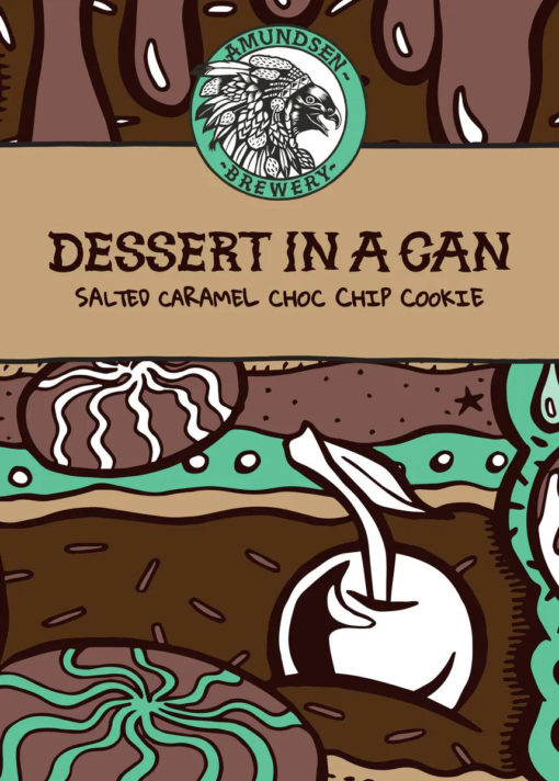 Amundsen DESSERT IN A CAN - SALTED CARAMEL CHOC CHIP COOKIE - 20L ølsett