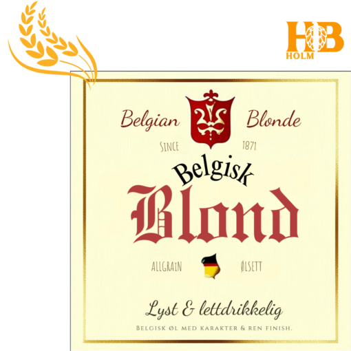 Belgisk Blond allgrain ølkit