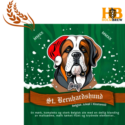 St. Bernhardshund MMXX allgrain ølsett