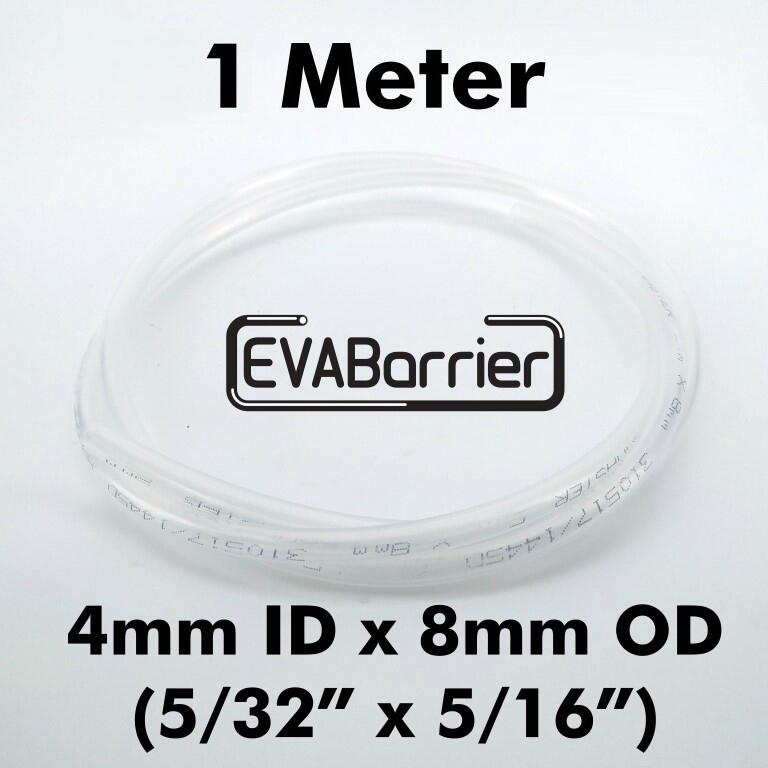 EVABarrier® slange 4mm ID x 8mm OD - 1m