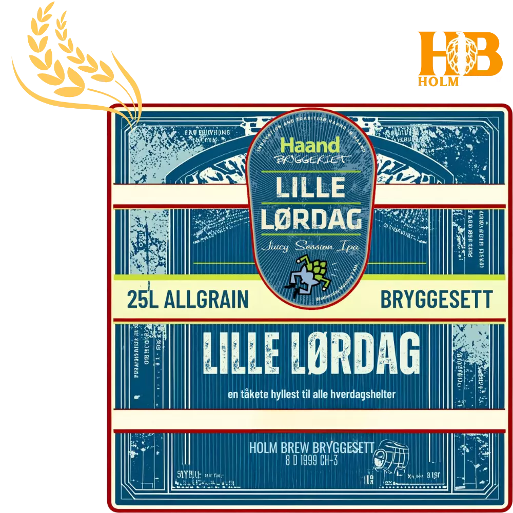 Lille Lørdag allgrain ølsett