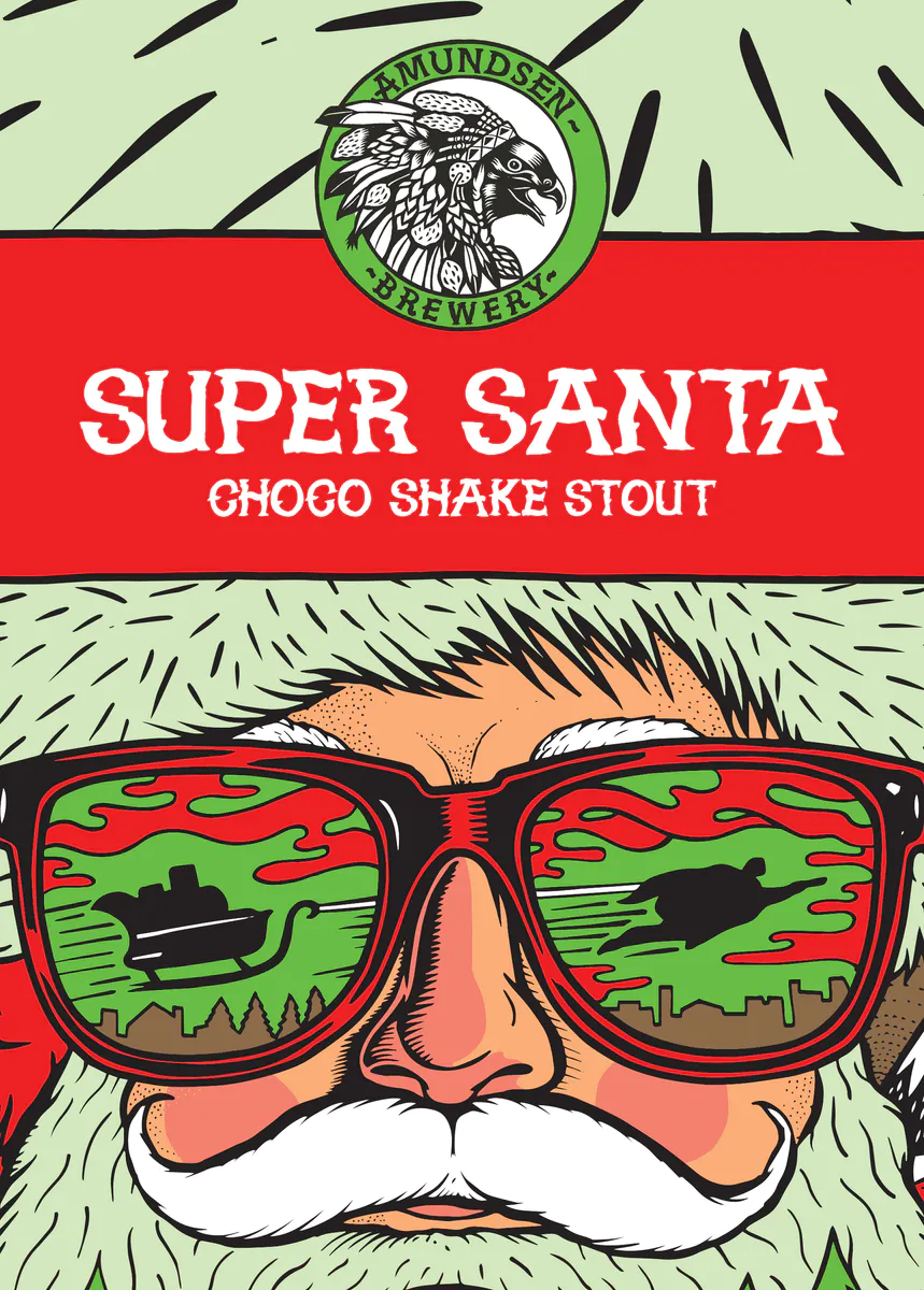 AMUNDSEN SUPER SANTA - CHOCO SHAKE STOUT 25L ølsett