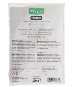 Vinsyre (tartaric acid) E334 100g