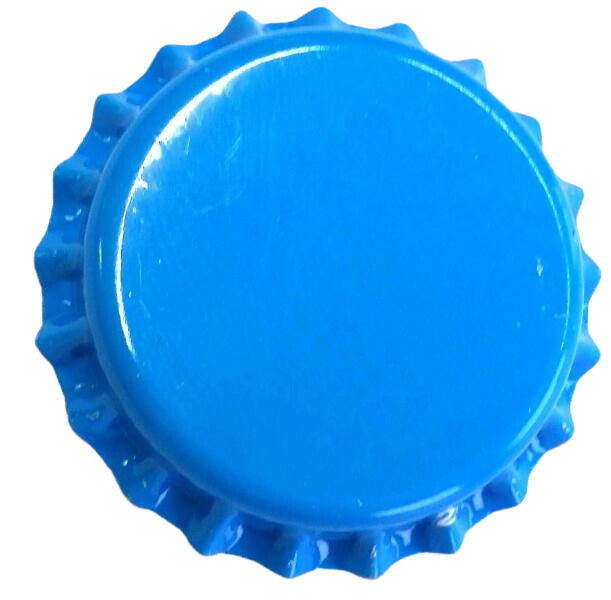Flaskekapsler blå 26 mm ca 100stk