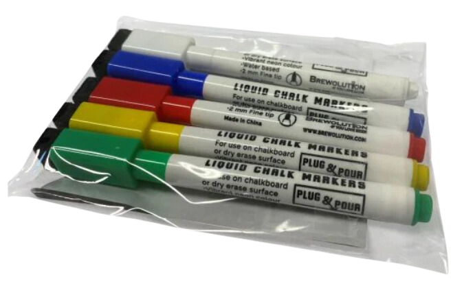 Plug & pour Chalk Markers