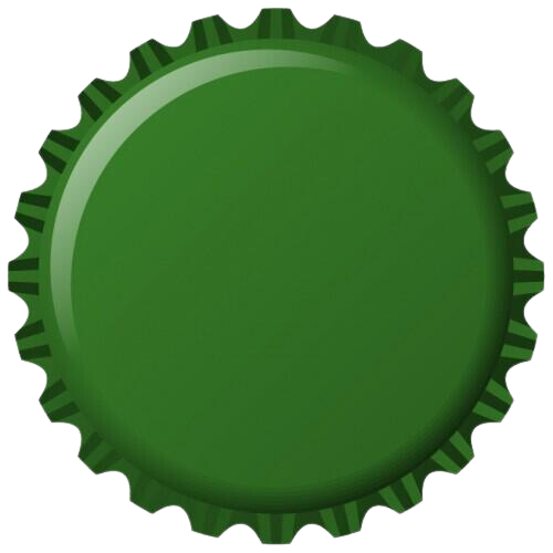 Flaskekapsler grønn 26mm ca 100 stk
