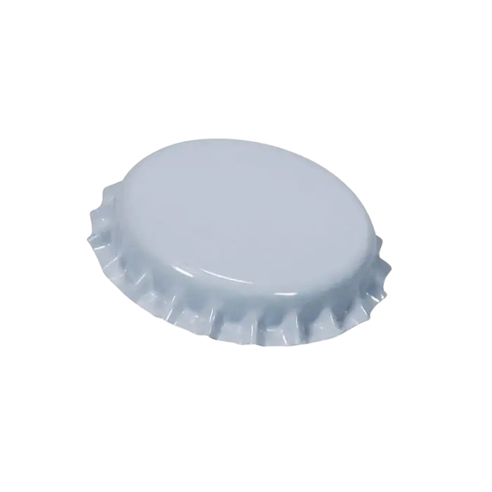 Flaskekapsler hvit 26mm 100 stk