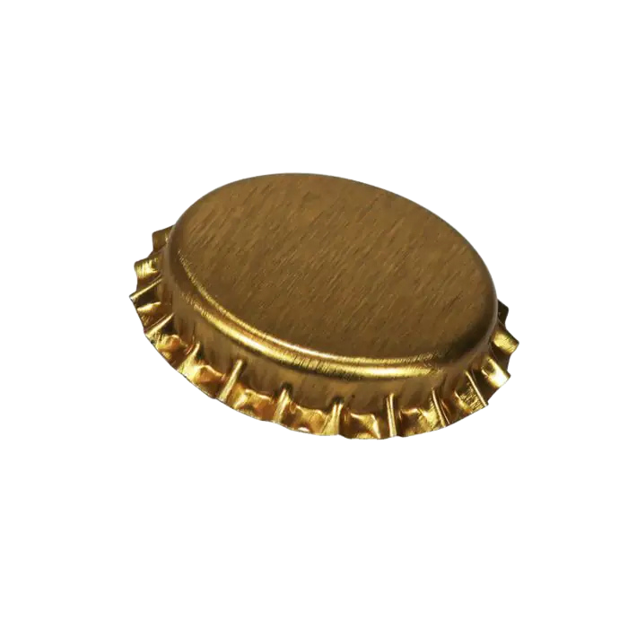 Flaskekapsler Gull 26mm 100 stk