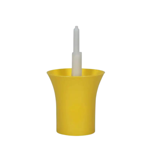 Flaskeskyller bordmodell / flasketre, gul