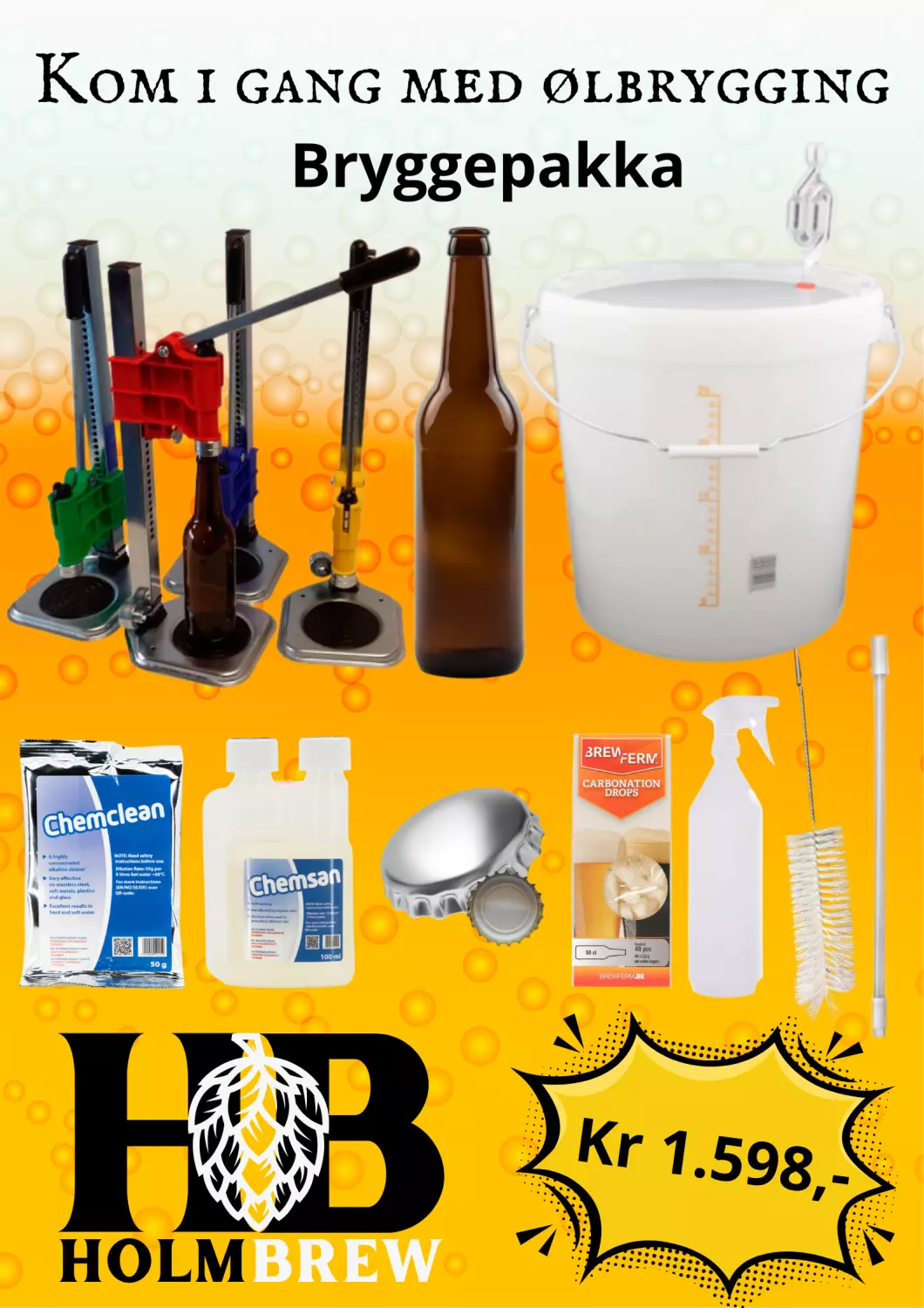 Kom i gang med brygging sett