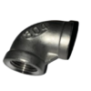 Rustfri Albue 1/2"x1/2 npt