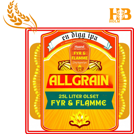 Haandbryggeriet Fyr & Flamme IPA allgrain 25L