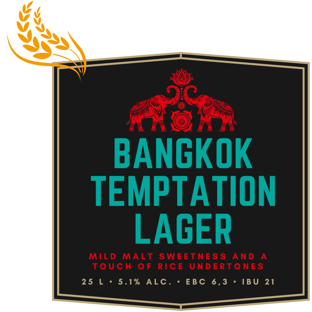 Bangkok Temptation Lager 25L ølsett