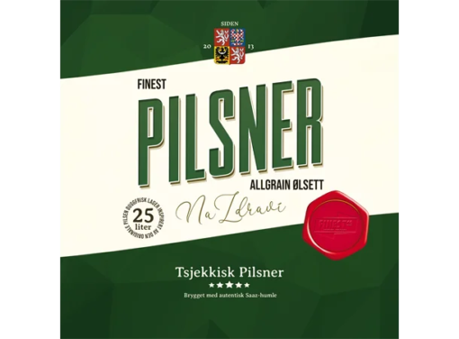 Tjekkisk Pilsner 25L ølsett