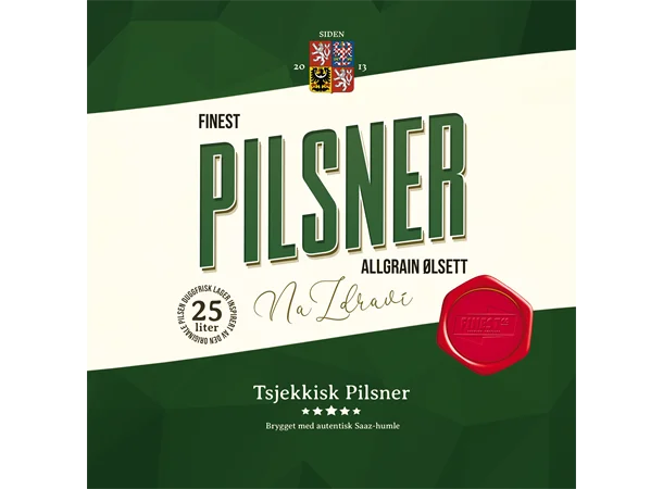 Tjekkisk Pilsner 25L ølsett