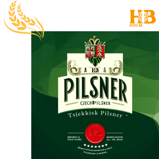 Tsjekkisk Pilsner 25L ølsett