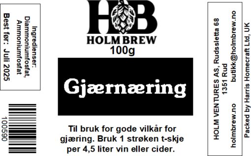 HB Gjærnæring 100g