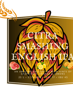 Citra smashing English IPA