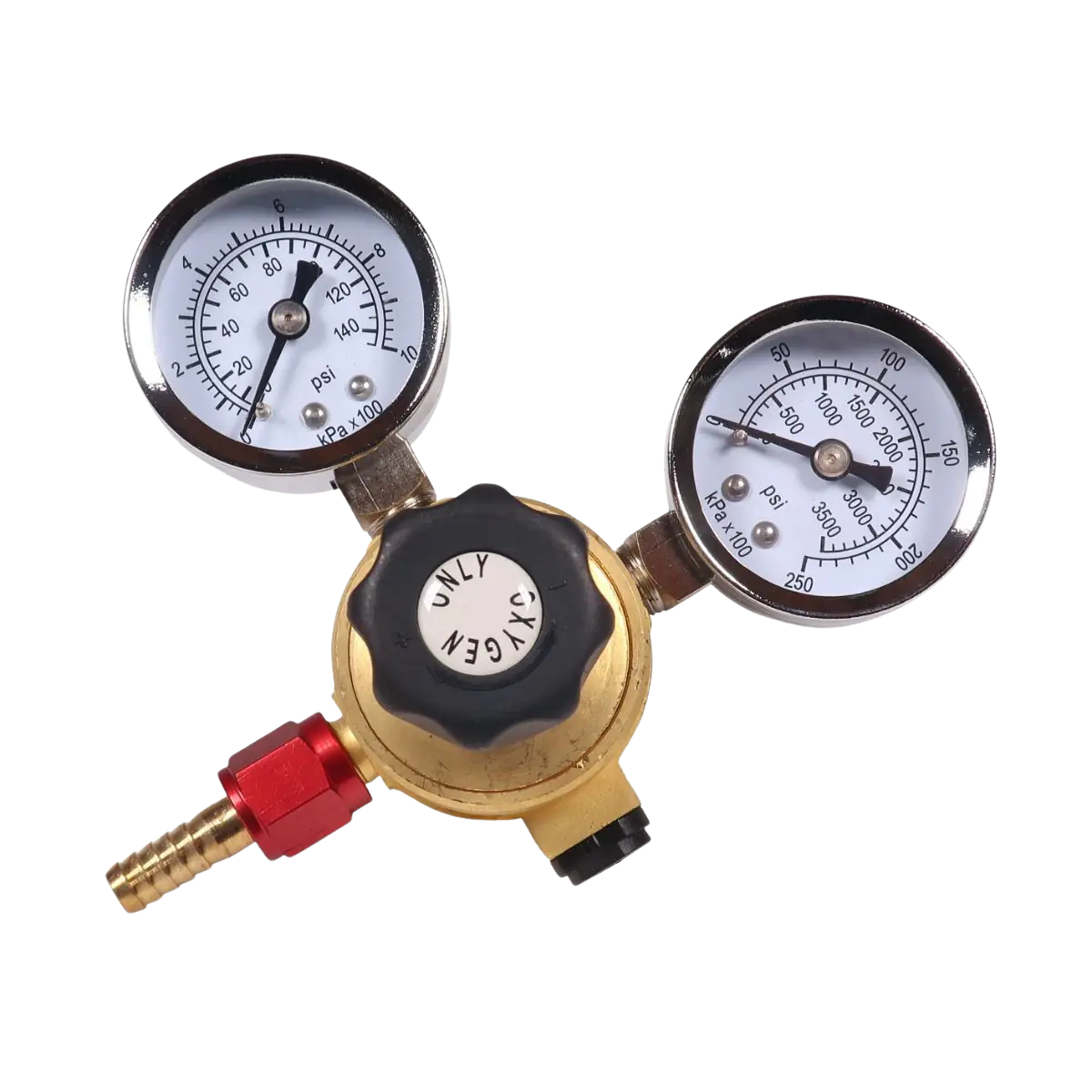 Regulator til oksygenflaske