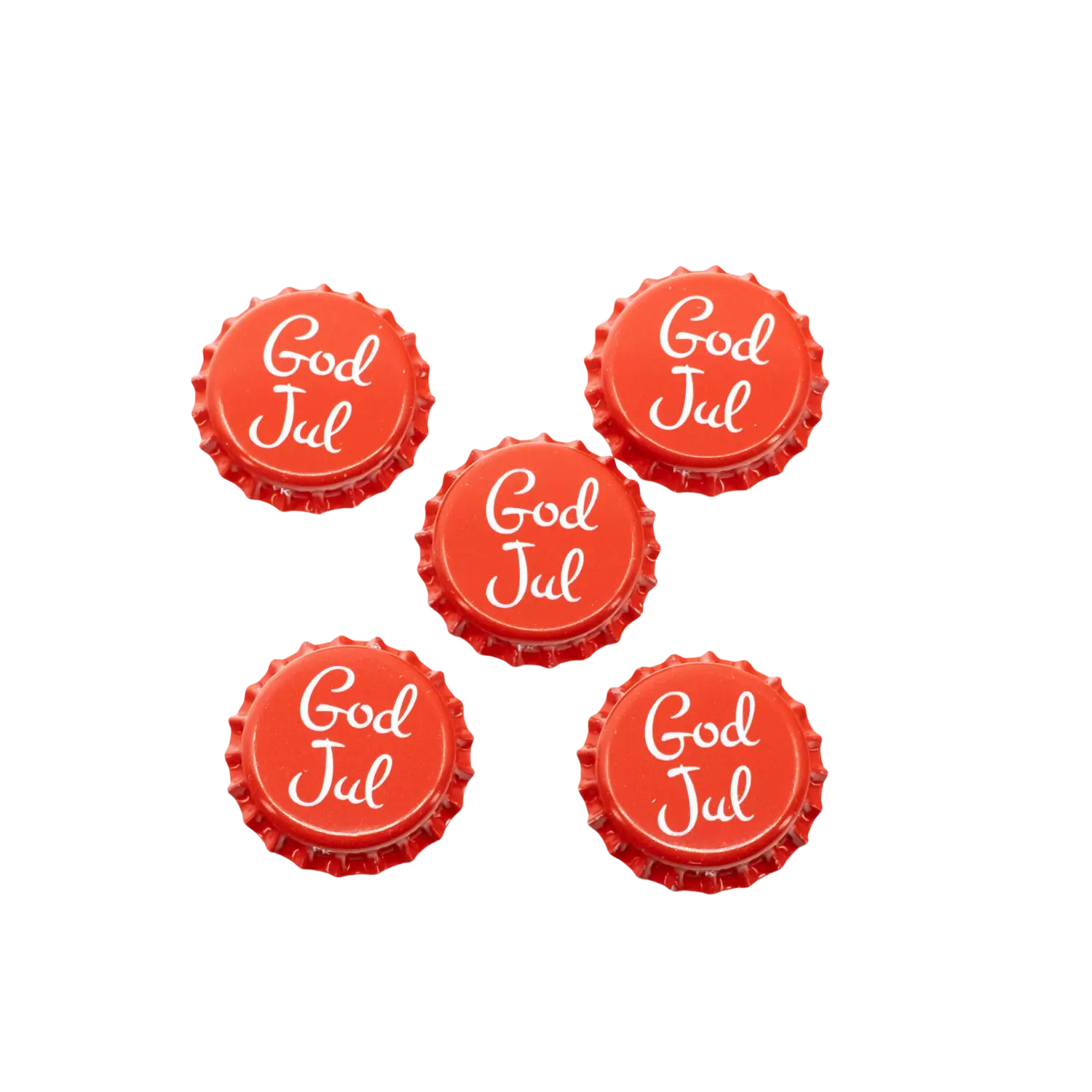 God Jul Flaskekapsler, 26mm ca 100stk