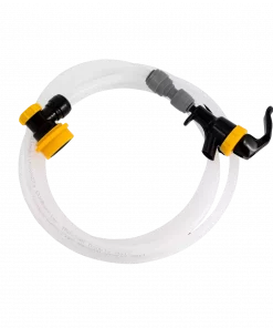 Tappeslange / Piknik-kran med ball lock og kran 2 meter slange (4 mm)