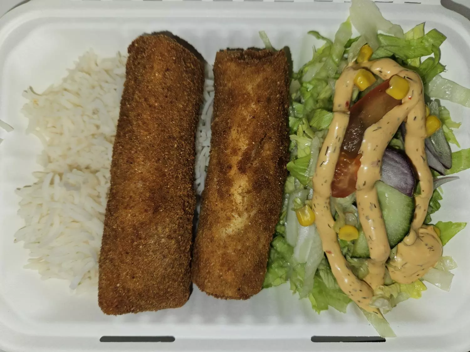 Tamilsk rolls med ris