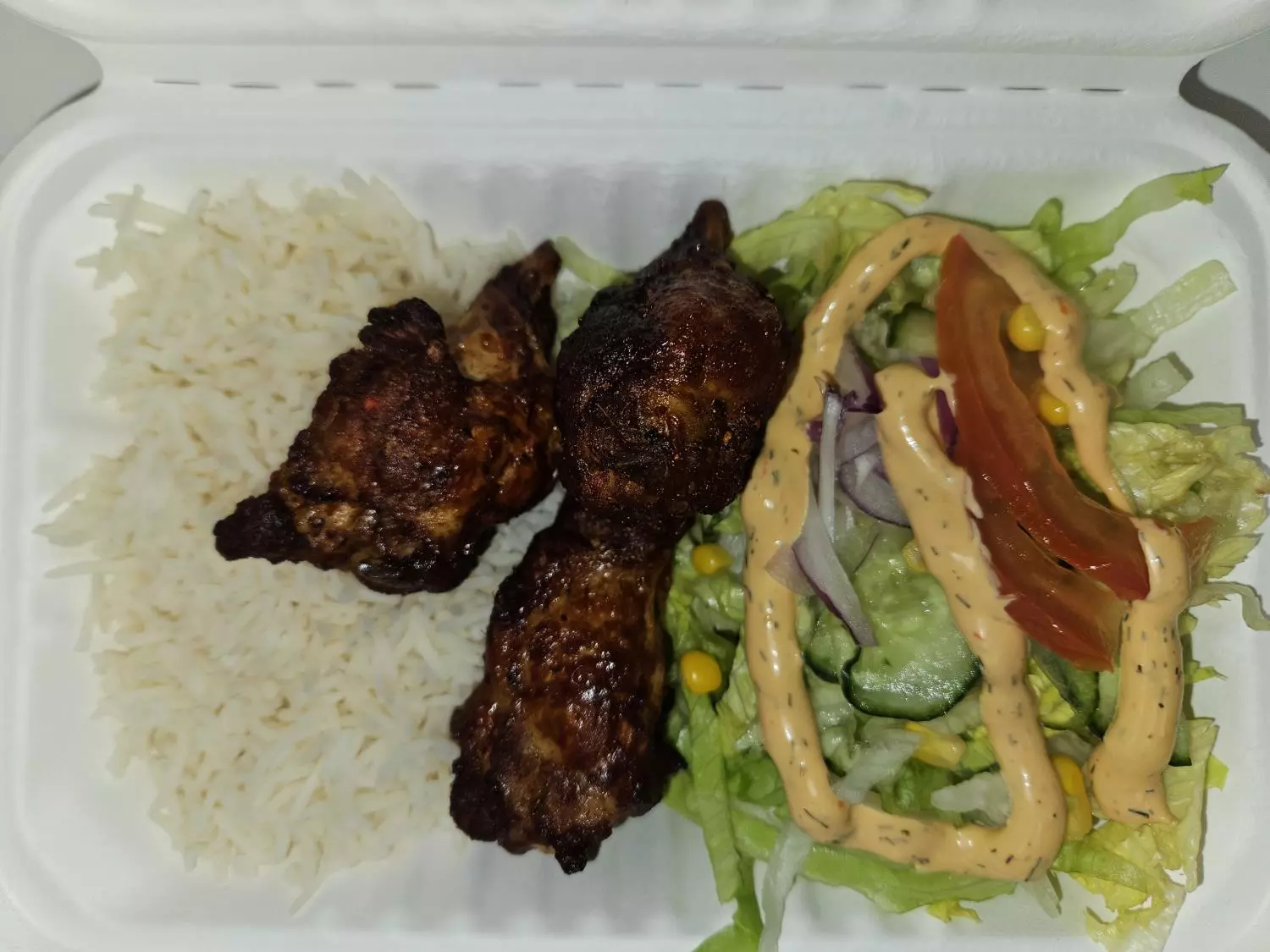 kyllingvinger med ris