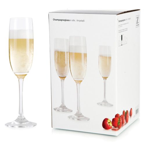 Champagneglass 4 stk krystall 20 cl