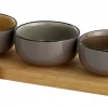 Tapas sett Day skjærebrett med 4 skåler