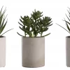 Kunstig plante 7,5x7,5x18 cm ass.